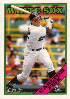 1988 O-Pee-Chee Baseball Cards 385     Carlton Fisk